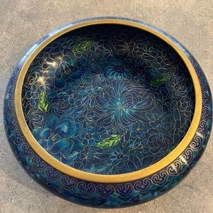 Cloisonné Chinese bowl.